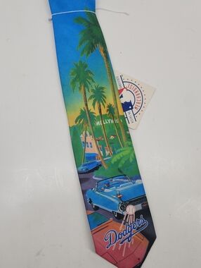 Ralph MARLIN MLB VINTAGE NOS TIE-LA DODGERS
